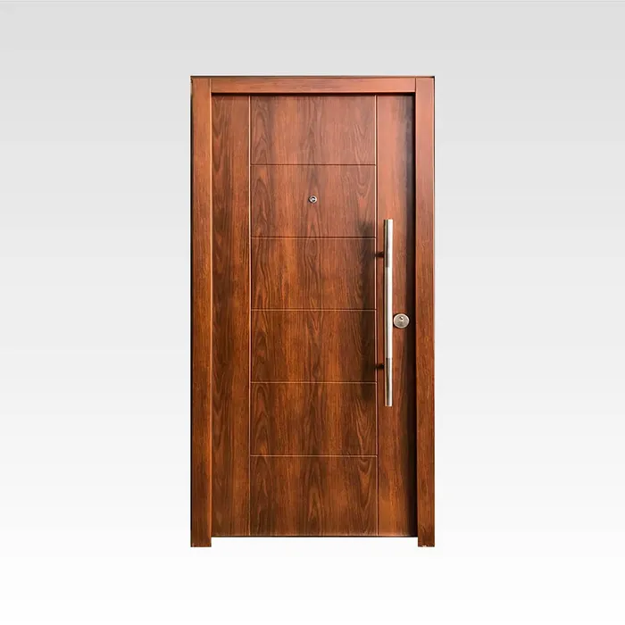 Puerta Premium 760 Blindada multianclaje símil madera